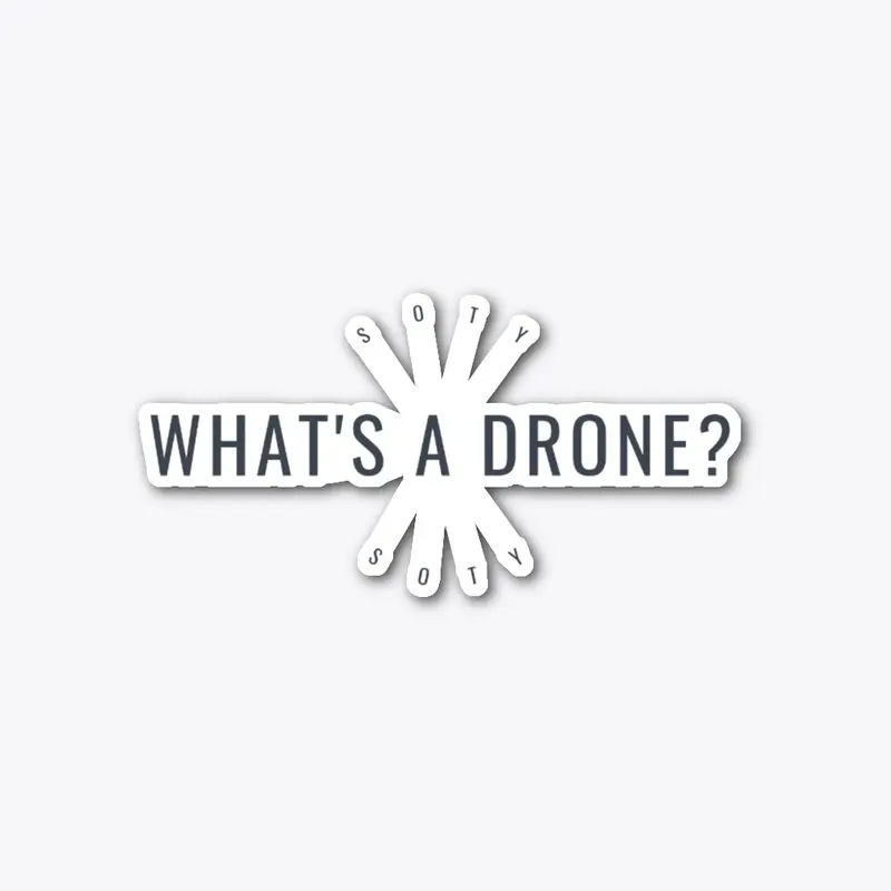 WHAT'S A DRONE?